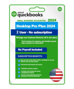 QuickBooks Desktop Pro Plus 2024 Lifetime License